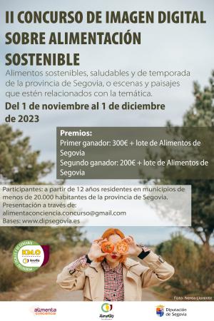 Imagen La Diputación de Segovia convoca la II edición del concurso provincial de imagen digital sobre alimentación sostenible